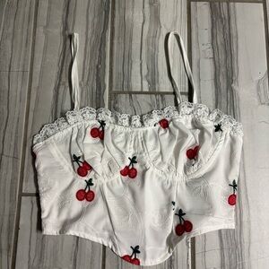 Cherry crop top